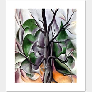 High Resolution Grey Tree Lake George by Georgia O'Keeffe Posters and Art